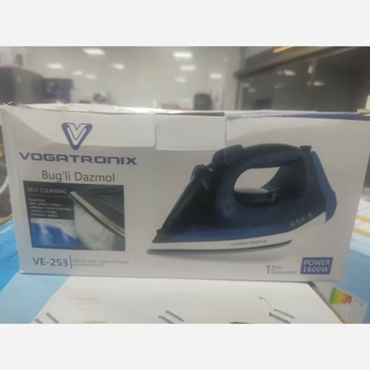 اتو بخار 1600 وات وگاترونیکس مدل VE-253